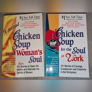 Chicken Soup for the Women's & Work  Soul - Book Set (2 Books) - New